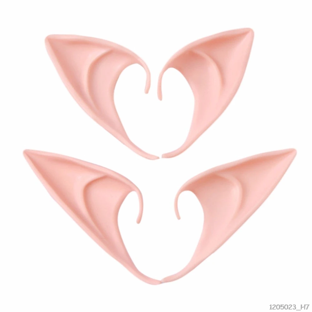 

1 Pair Latex Elf Ears Pointed Cosplay Mask For Halloween Masquerade Party Costumes Festival Hot Selling