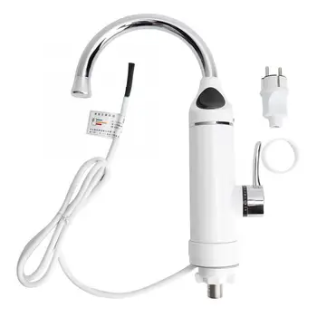 

Electric Water heater Electric Heating Water Tap Instant Hot Water Faucet Home 220-250V EU Plug White Calentador