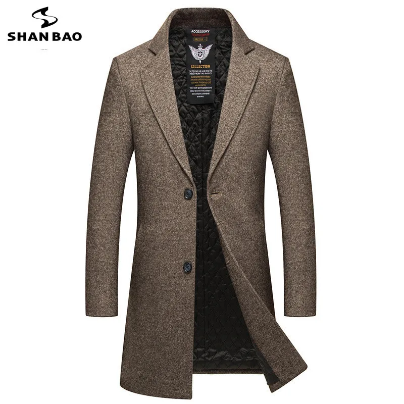 2018 winter new style luxury high quality thick warm long wool coat British style fashion gentleman men's slim fashion coat 2018 winter new style luxury high quality thick warm long wool coat British style fashion gentleman men's slim fashion coat
