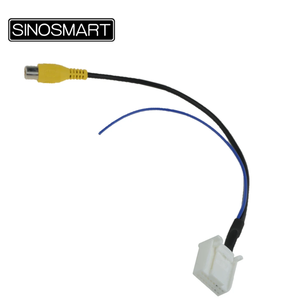 

SINOSMART C16 Connection Cable for Toyota OEM Monitor with Aftermarket Reversing Camera without Damaging the Car Wiring