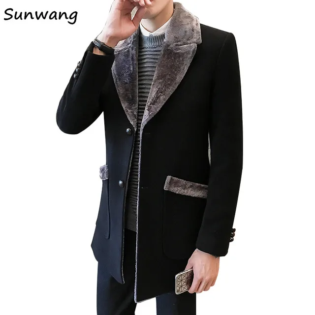 Whole Turn Down Collar Epaulet Design Double Ted Long Gallery