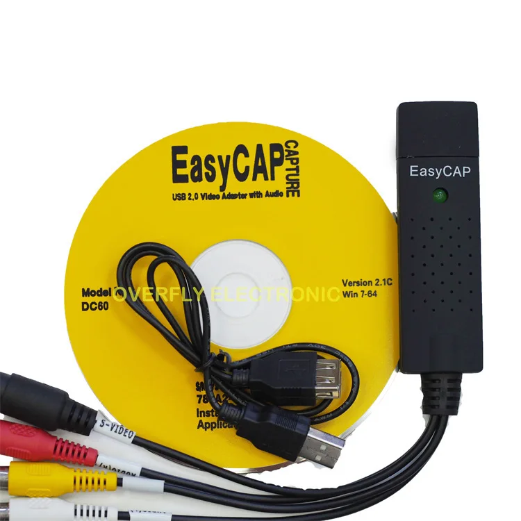 Promotion Price New USB 2.0 Easycap tv dvd vhs video Capture adapter Easy cap card Audio AV mmm for vista win8 win7 XP Fast |
