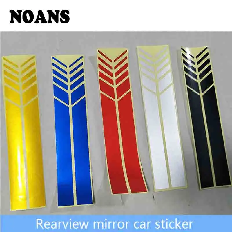 

NOANS Car Styling Rearview Mirror Stripe Stickers Decoration Accessories For Nissan Juke Tiida Subaru Ford mondeo mk4 mk3 Opel