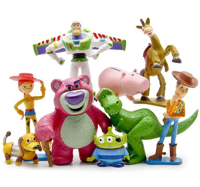 Disney Toy Story 3 Woody Базз Лайтер Джесси болт ПВХ Фигурки игрушки для детей куклы 9
