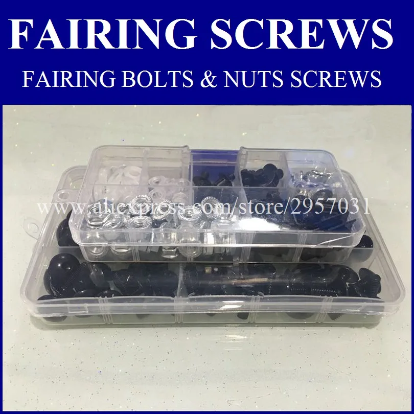 

Fairing bolts & nuts fairing screws kit fit for HONDA CBR1000 RR 2004 2005 2006 2007 2008 2009 2010 2011 2012 bolts kit oneset