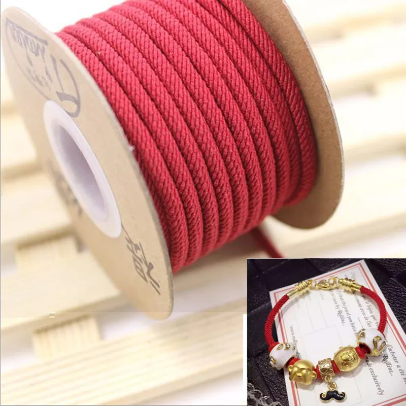 9 yard Woven Braid Hand line Rope string 3mm Strap DIY Bracelet Fashion Jewelry Wristband Girl Boy 8 colors HOT