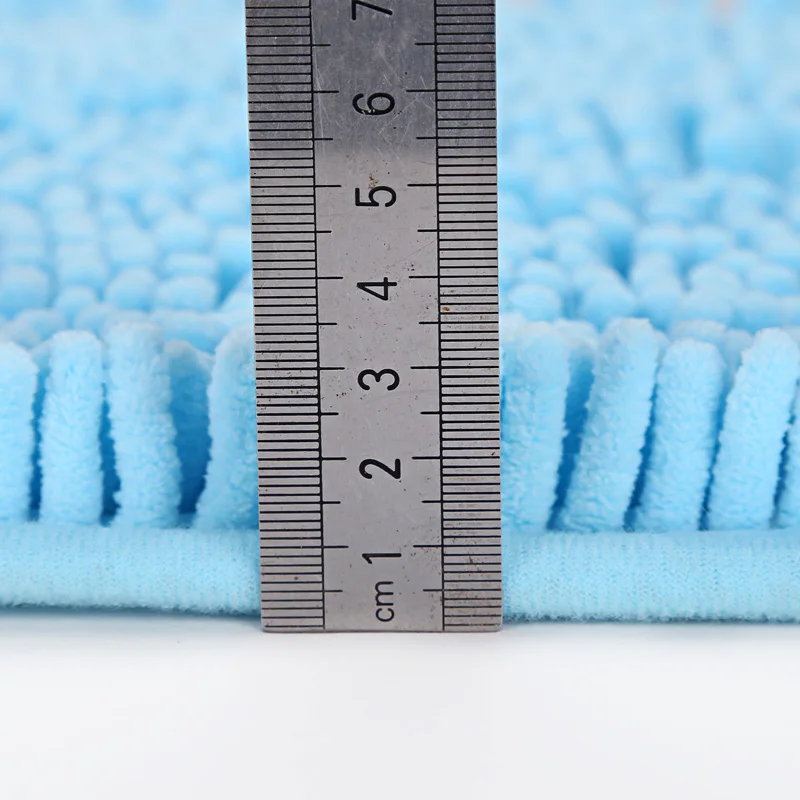 80*120cm Bathroom Mats Large Soft Chenille Bedroom Carpet Doormat Non-Slip Kitchen Bath Mats Doormat Home Decoration
