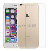 Задняя ЖК-глянцевая Защитная пленка для экрана для iPhone 6 Plus 5,5 дюйма задняя защитная пленка для экрана с высокой четкостью 100 шт/партия