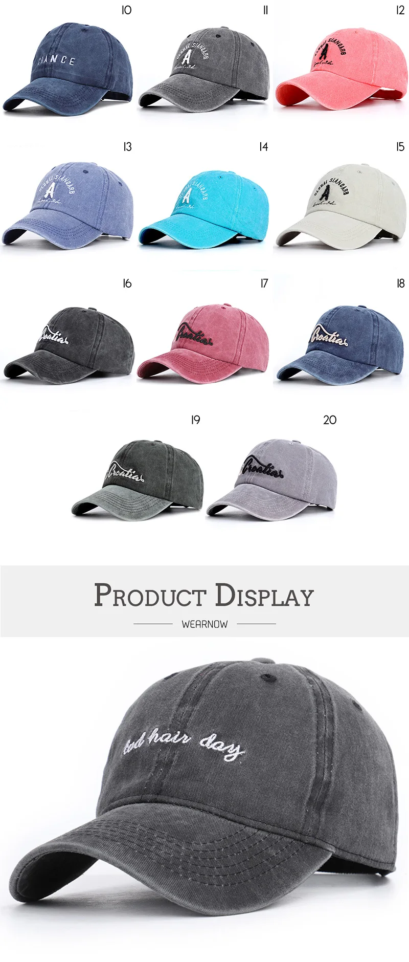刺绣棒球帽_亚马逊-糟糕一天字母刺绣棒球帽复古水洗做旧---阿里巴巴_02