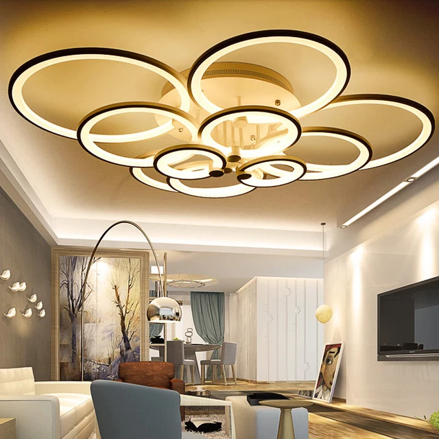 Acrylic Modern led ceiling lights for living room bedroom Plafon led home Lighting ceiling lamp