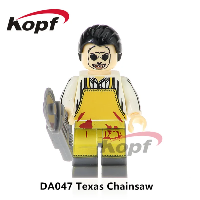 

Single Sale Texas Chainsaw Horror Movie Massacre TV Shows Michael Myers Action Figures Building Blocks Children Toys Gift DA047