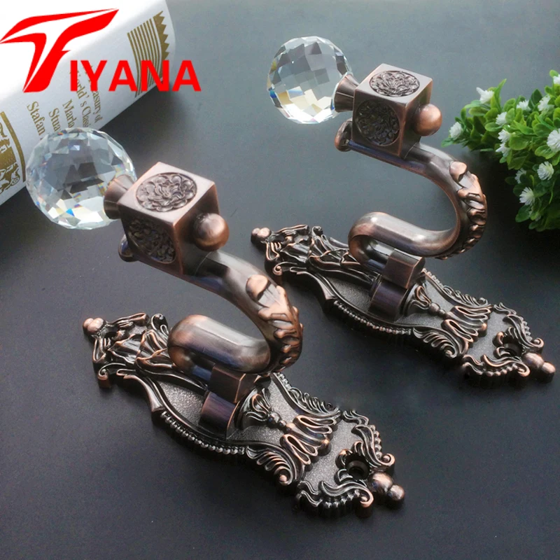 High quality luxury fashion crystal curtain hooks holder