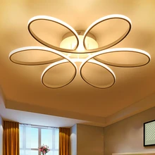 Модные белые акриловые современные светодиодные потолочные светильники для гостиной люминария светодиодный крепеж для потолочных светильников блеск Avize Plafondlamp