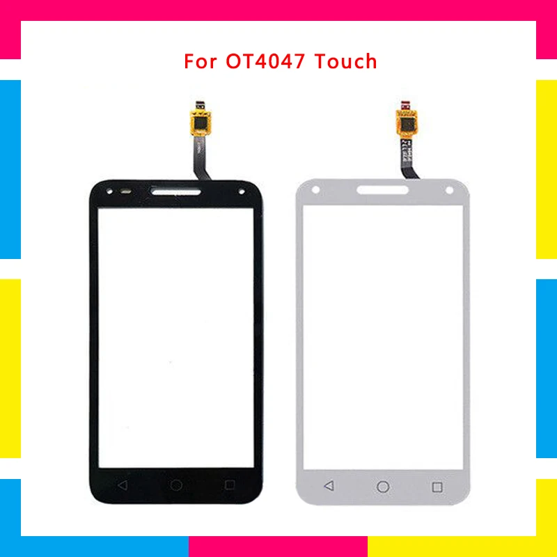 

Replacement Touch Screen Digitizer Sensor Outer Glass Lens Panel For Alcatel One Touch U5 3G 4047D 4047G 4047 OT4047 OT4047D