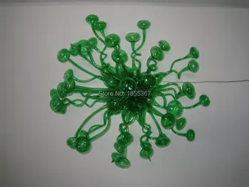 

Free Shipping Amazing Popular Green Mouth Blown Glass Wall Art