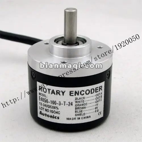 

E40S6-100-3-T-24 Alto Knicks rotary encoder shaft diameter 6mm100P / R pulse