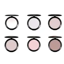 6 цветов один цвет основа для макияжа лица сухого прессованного косметическая пудра разглаживающий отбеливающий масла управление свободные