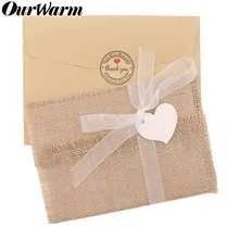 OurWarm Rustic Wedding Invitations Card Burlap Boho Wedding Decor Wedding Decoration Large Macrame Wall Hanging Home Decor