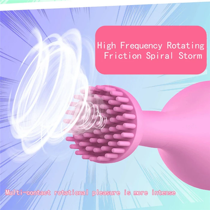 5 Repaceable Heads Clitoral Vibrator Magnetic charging Multi-Head Converter Clitoris G-Spot Stimulator Sex toys for women2