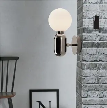 

Simple European modern creative personality bedroom porch bedside corridor balcony living room LED wall lamp