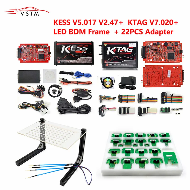 Адаптеры для зонда KTAG KESS KTM Dimsport BDM полный комплект 22 шт. Ktag v7.020 v2.23 v2.25 v2.47