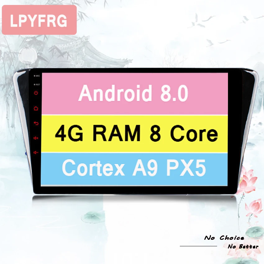 Perfect Android 9.0 4GB RAM Special Car DVD Stereo Navigation for Peugeot 408 2014-2018 with GPS RDS 3/4G WIFI Head Unit Stereo Audio 4