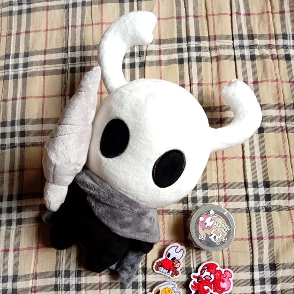 

30cm Hot Game Hollow Knight Plush Toys Figure Ghost Plush Kids Stuffed Animals Doll Toys For children Birthday Gift Party Decor