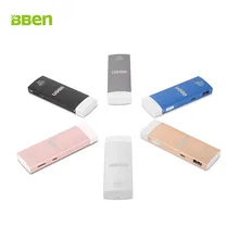 BBen MN1S Мини ПК Windows 10 и Android 5,1 Intel Z8350 четырехъядерный 2 Гб ОЗУ бесшумный вентилятор USB3.0 двойной WiFi BT4.0 мобильный ПК Стик