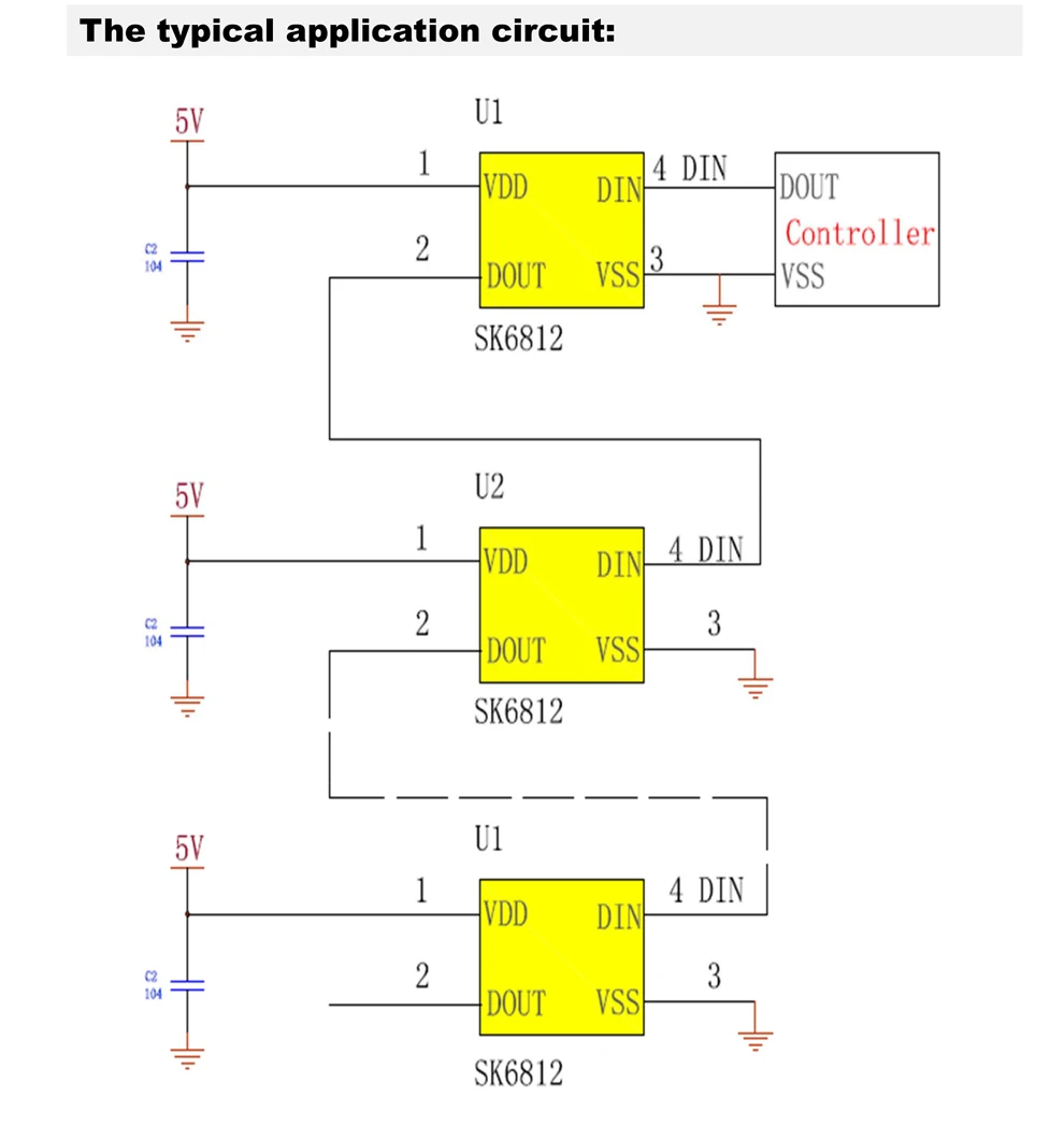 WS2812B SK6812 RGB RGBW RGBWW WWA светодиодный чип с печатной платой радиатора DC5V встроенный IC DIY светодиодный чип 10~ 100 шт