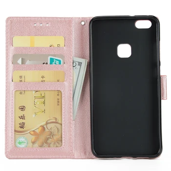 

500pcs Leather Flip With Card Slot Cover For Huawei P30 P20 Mate 20 10 Pro Lite Y9 Y6 P Smart Honor 8C 8A 8X 10i Kickstand Case