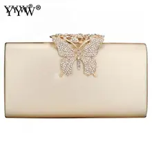 Стразы, Бабочка, узор, женский клатч, вечерняя, свадебная, свадебная, клатч, сумочка, сумки через плечо, розовый, Bolso Mujer