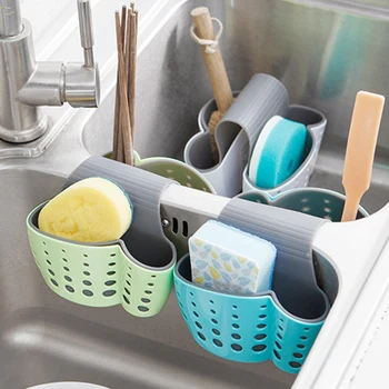 

Fenkicyen Kitchen Sink Basket Double Style Kitchens Organizer Storage Sponge Holder Rack Tool Wholesale Kitchen Mini Basket