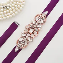 Алмазные свадебные пояса тонкий стразы цветок пояс невесты Лента Свадебная со стразами для свадьбы, выпускного GownY172RG