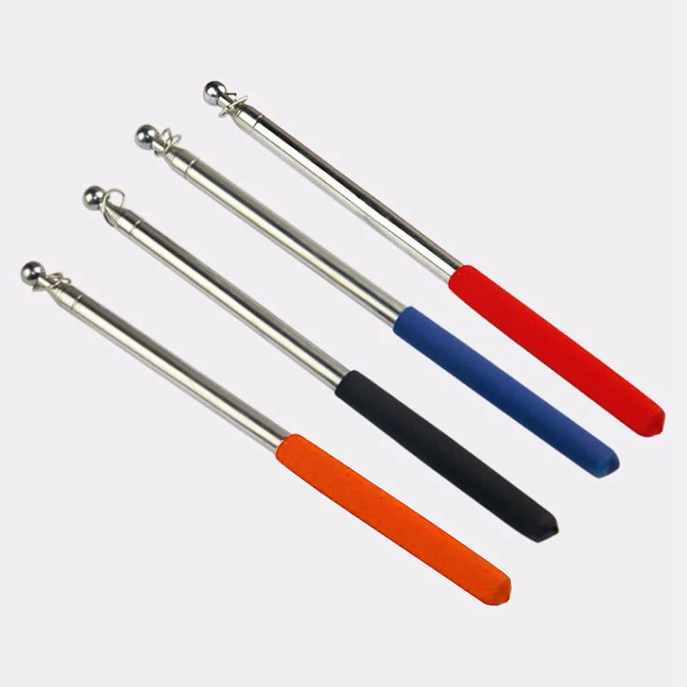 

1.2M Stainless Steel Telescoping Flagpole for Banner Flag Professional Guide Flagpole Outdoor Pole Teacher Pointer