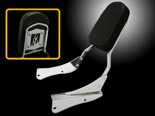 FLAME BACKREST SISSY BAR for Honda Shadow Spirit VT750 DC 2001-2008 01 02 03 04 05 06 07 08 Motorcycle Wholesale Automobiles & Motorcycles