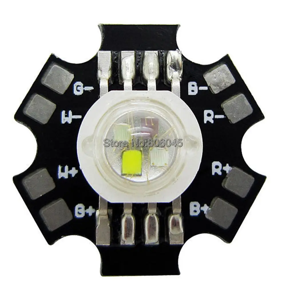 10pcs 4W RGBW or RGBWW LED Diode High Power LED Emitter Chip Bead 8pins