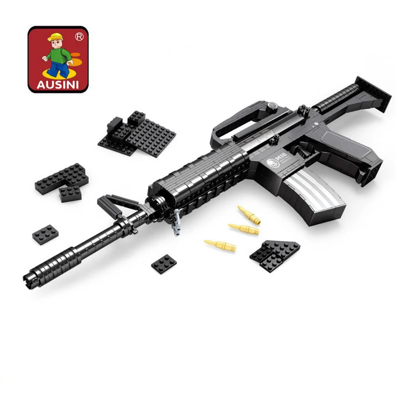 mylb Learning & Education Blocks Guns Model Building Toys Bricks Gun