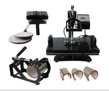 8 in 1 combo heat press machine for t shirts/mugs/caps/trays combo heat press machine