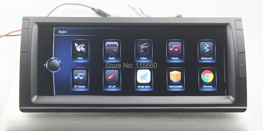 10.25inch Android Car Multimedia GPS Navigation for BMW 5-E39-E38 X5-E53 10
