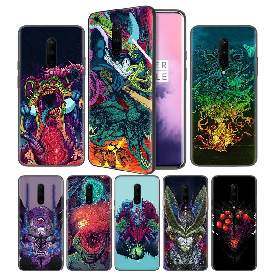 Hyper Beast Soft Black Silicone Case Cover for font b OnePlus b font 6 6T font