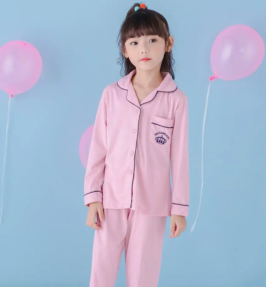 Детская Пижама с длинными рукавами, Хлопковая пижама, весенне-осенняя одежда для сна для мальчиков, домашняя одежда для мальчиков, комплекты для отдыха, NYTKU - Цвет: model 1