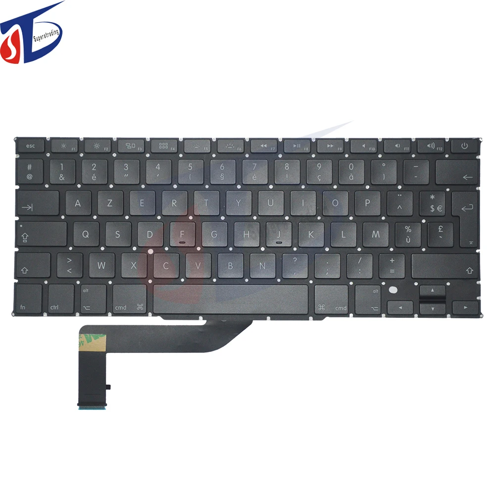 10 шт./лот 2013 2014 2015 FR a1398 клавиатура для Apple Macbook Pro 15 &quotRetina A1398 Клавиатура без