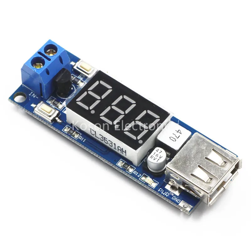 5 V Step понижающий модульный светодиодный экран с usb зарядным устройством для