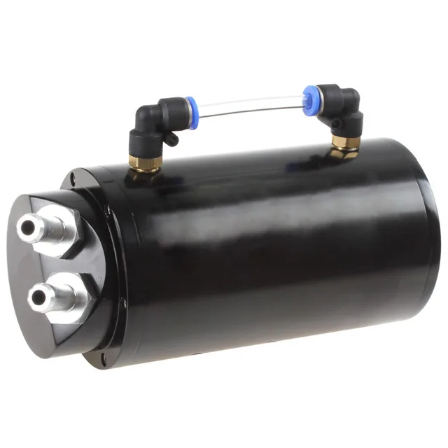 Special Price Surprise Price 750ML Round Billet Aluminum Black Racing Engine Oil Catch Reservoir Surge Metal Gasoline Fuel Tanks / Can Special Price Surprise Price 750ML Round Billet Aluminum Black Racing Engine Oil Catch Reservoir Surge Metal Gasoline Fuel Tanks / Can