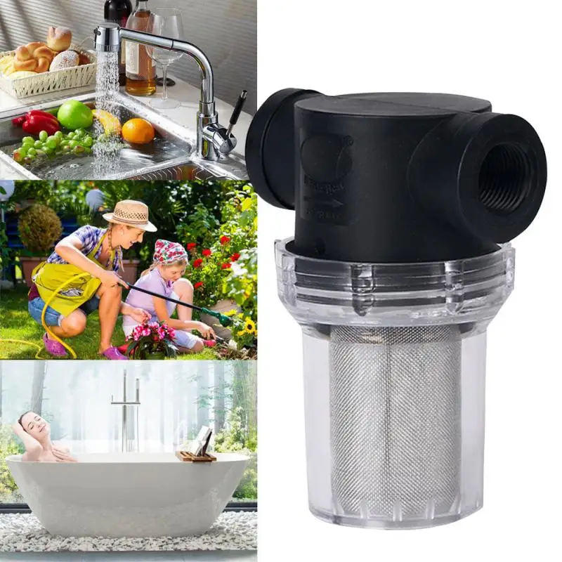 

1Pcs Garden Pond 20mm/25mm Inline Mesh Strainer Water Pump Filter Irrigation High Flow Pipeline Filter