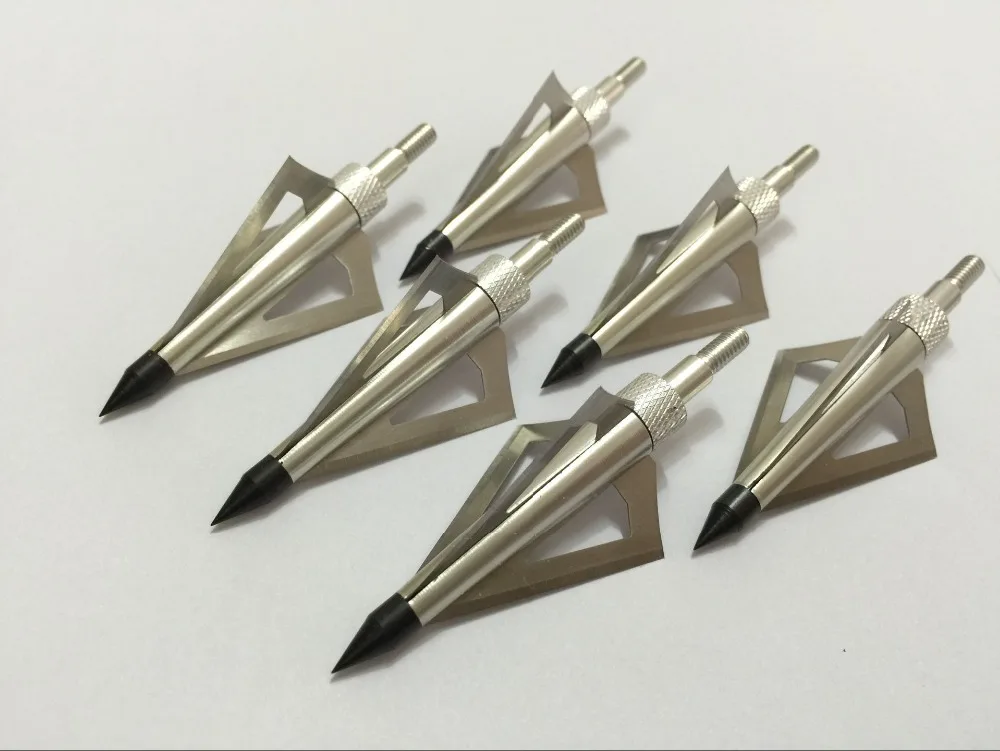 60pieces high quality compound bow arrow heads 125 grain arrow heads