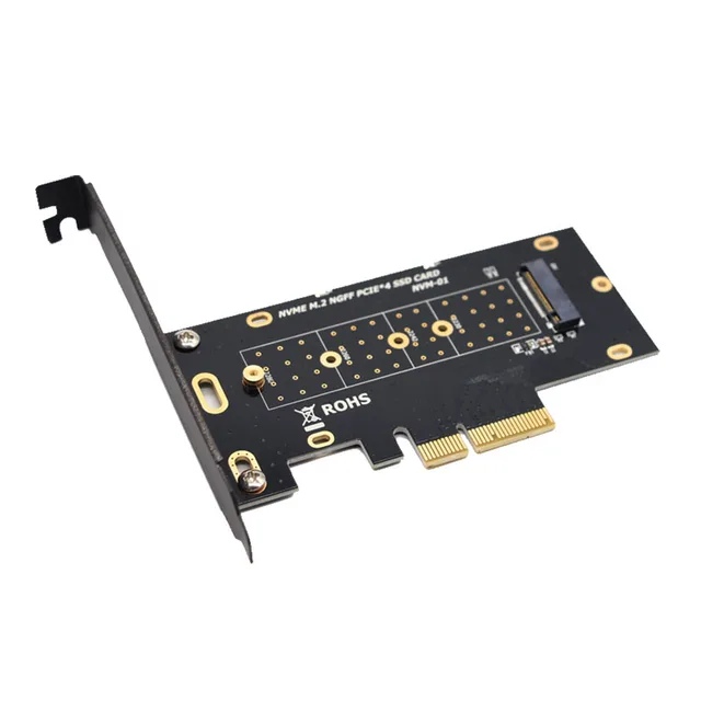 M.2 NVME SSD a PCIe x4 convertidor de tarjetas, 2230,2242,2260,2280 NVM Express PCI-e adaptador x4,x8,x16 ranura w/PCI cubierta soporte de montaje M.2 NVME SSD a PCIe x4 convertidor de tarjetas, 2230,2242,2260,2280 NVM Express PCI-e adaptador x4,x8,x16 ranura w/PCI cubierta soporte de montaje