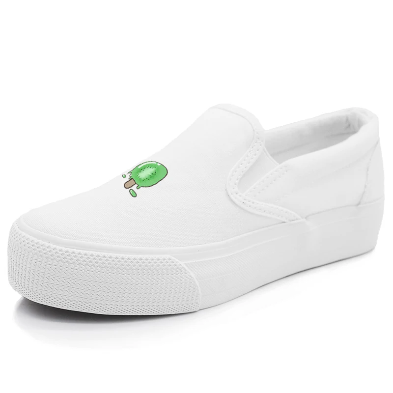 

Canvas Shoes Hot Sale Fashion Appliques Women Footwear Height Increase Girl Female Comfort