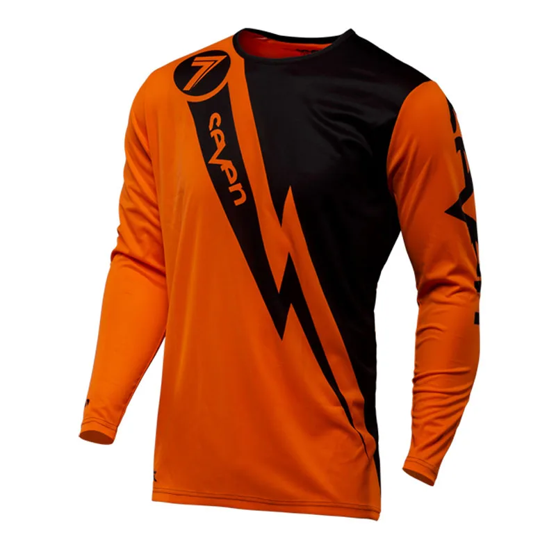 2018 семь moto cross Спортивная футболка для скоростного спуска Camiseta Ropa mtb fox Горный