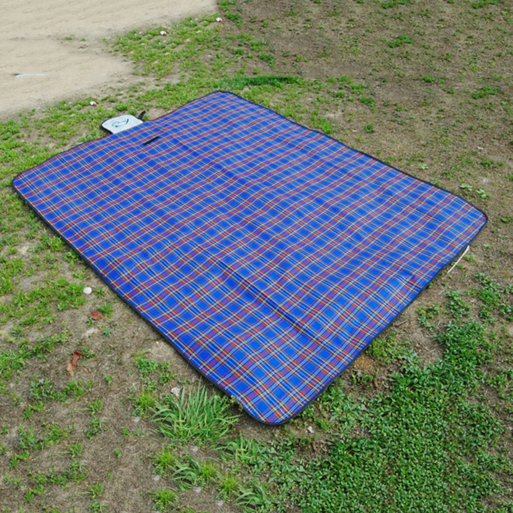 Складной коврик для пикника на открытом воздухе, портативное карманное водонепроницаемое одеяло, пляжный песочный коврик для пикника, влагостойкий плед